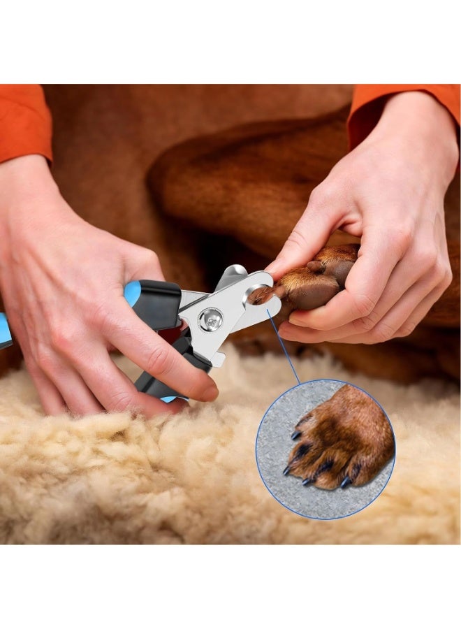 Professional Dog Nail Clipper - Dog Nail Trimmer for Large Dogs - Easy and Safe Pets Grooming Clippers - Cat Claw Trimmer with Safety Guard - Image 5